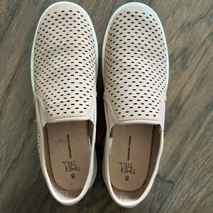 Time and True Perforated Slip-On Shoes